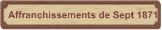 Affranchissements de Sept 1871
